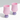 Silicone Bubble Goblet - Fairy Floss Pink